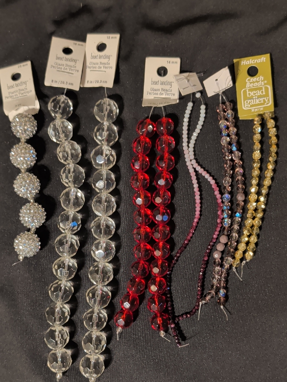 Giant Lot of NWT Bead Strands: 135+ Semi-precious, Glass, Ceramic, Metal & Shell - Picture 4 of 17